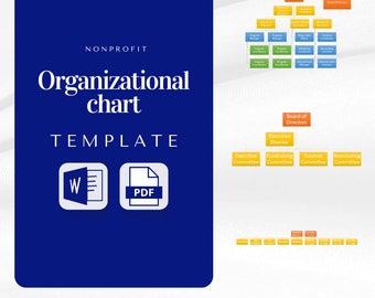 Non Profit Organizational Chart Template