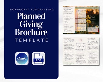 Planned Giving Brochure | Bequests | Legacy Giving | Nonprofit Fundraising