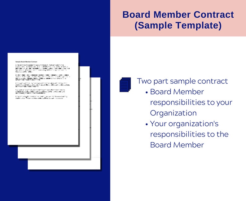 The Essentials Nonprofit Board Member Template Bundle Etsy