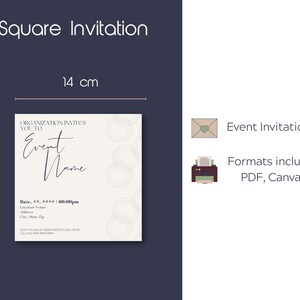 Event Invitation and Program Template | Nonprofit Fundraising Event - Etsy