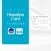 Donation Response Card | Three Styles | Editable and Customizable in ...