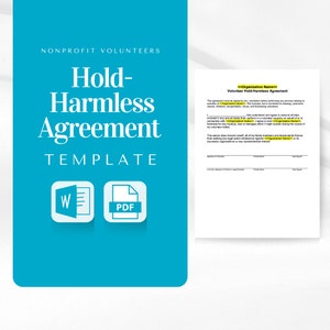 Hold-Harmless Agreement for Volunteers