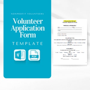 Volunteer Application Form | Make it easy to volunteer!