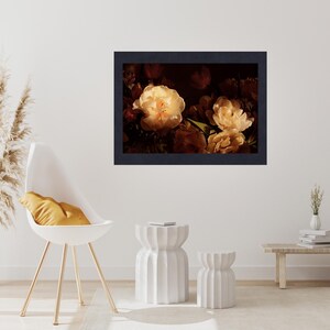 Moody Floral Wall Art | Dark Floral Printable Decor for Bedroom & Living Room