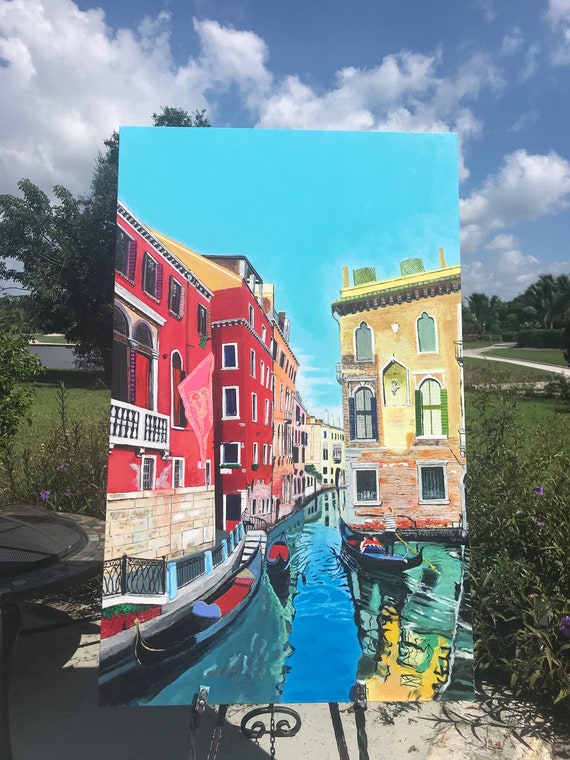 Pintura por números 50x40cm - Venecia, Italia - Ingenio Destreza Mental