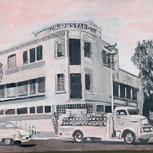 La Constancia, San Salvador, Original Acrylic Painting on Canvas, 16 x 20 inches