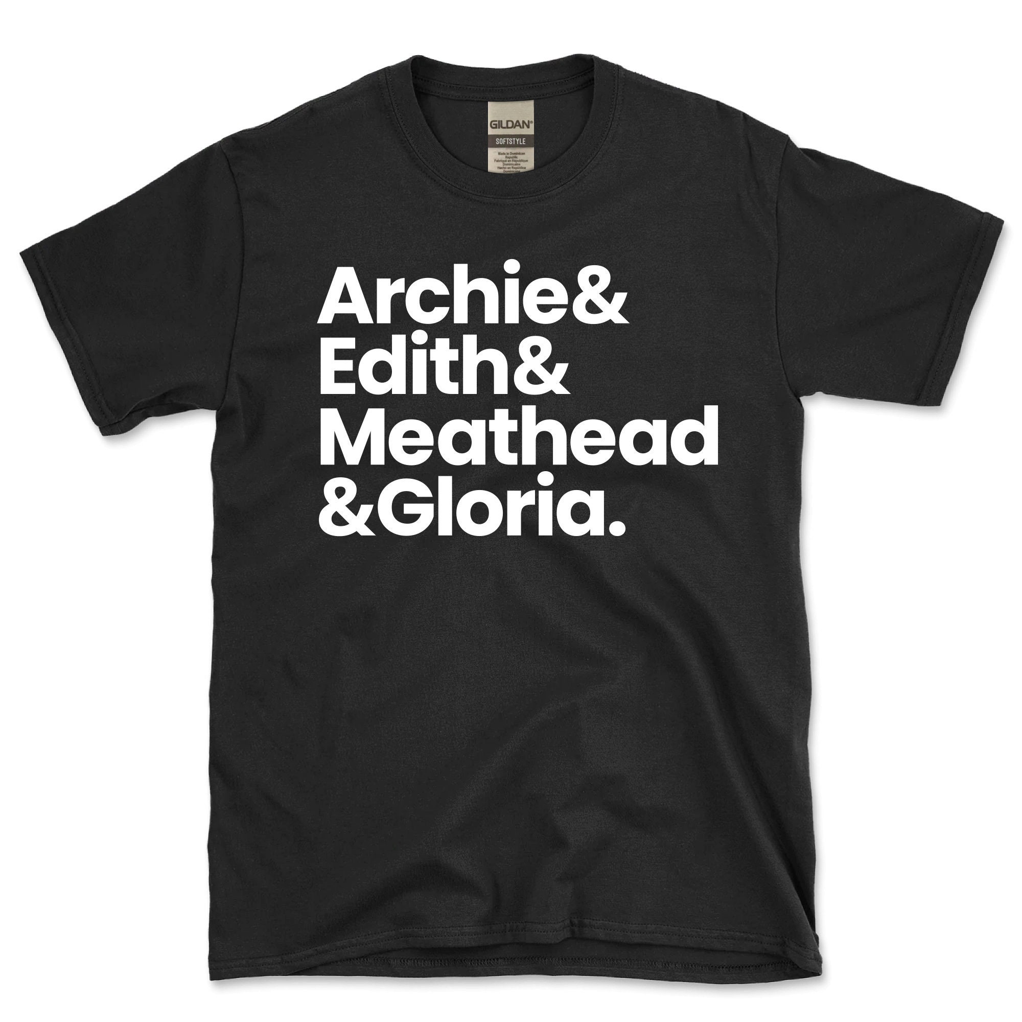 All in the Family Shirt Archie Bunker Edith Mike Meathead Etsy