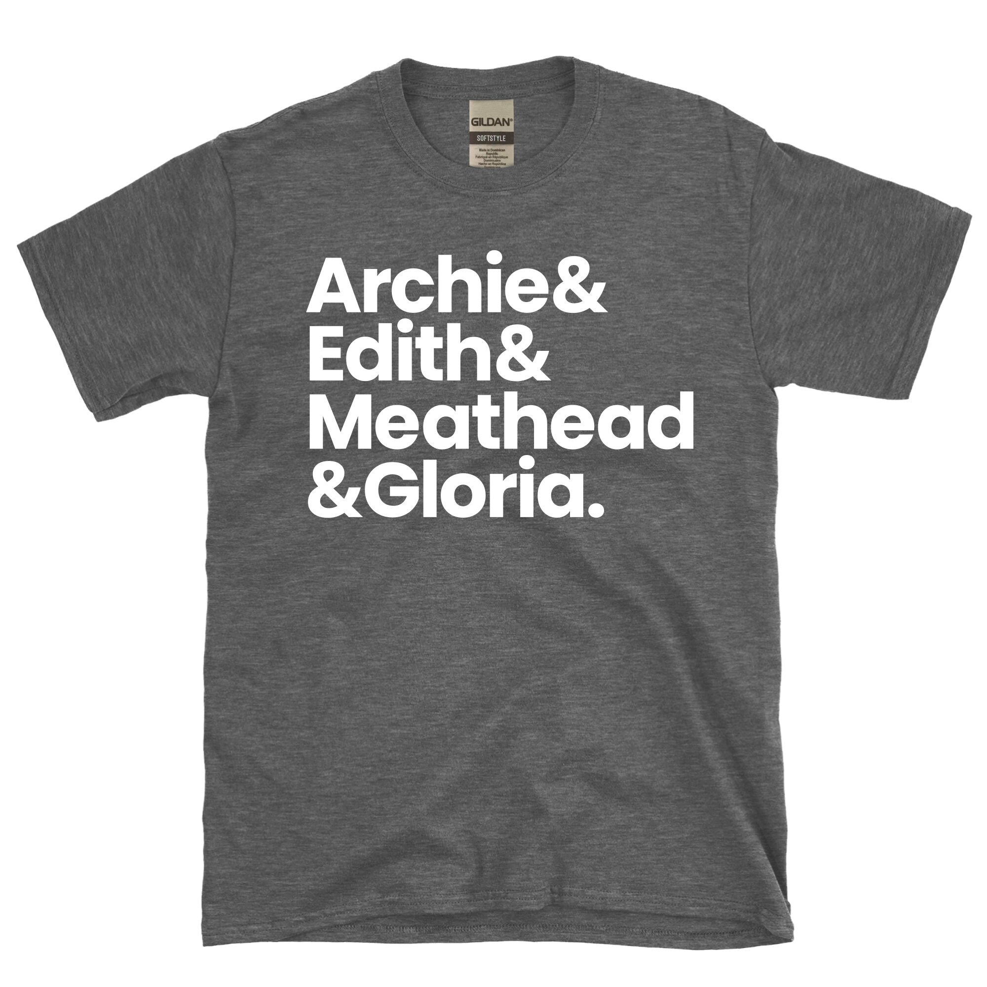 All in the Family Shirt Archie Bunker Edith Mike Meathead Etsy