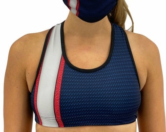 patriots sports bra