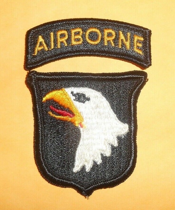 USA 101ST AIRBORNE DIVISION BADGE CLOTH PATCH SEW ON BADGE NEW USA 101ST AIRBORNE DIVISION BADGE CLOTH PATCH SEW ON BADGE NEW
