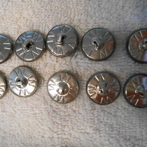 10 boutons vintage d'uniforme militaire New Air Force Button image 3