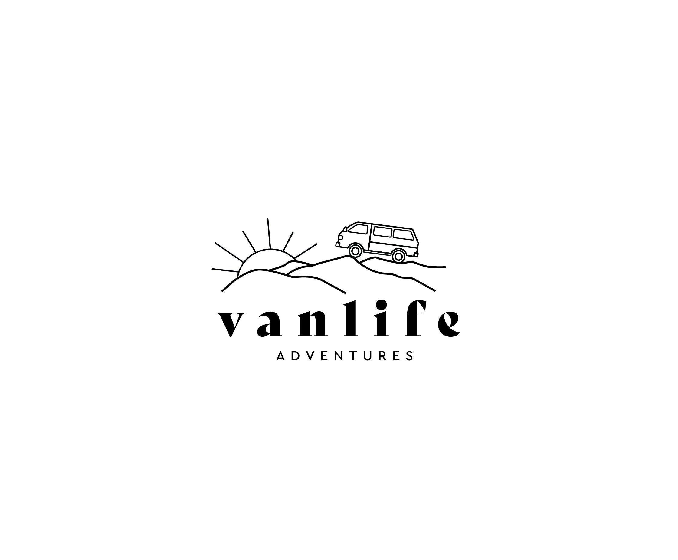 Vanlife Logo Adventure Logo Campervan Logo Premade Logo | Etsy