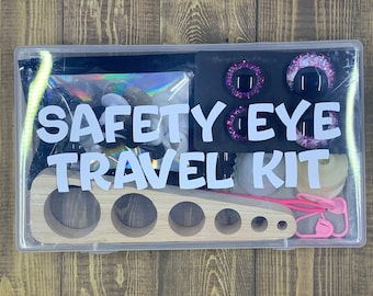 Safety Eye Travel Kit - Eye Jig - Handpainted Safety Eyes