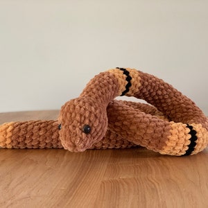 DIGITAL PATTERN Crochet Snake PATTERN No Sew Pattern zdjęcie 5