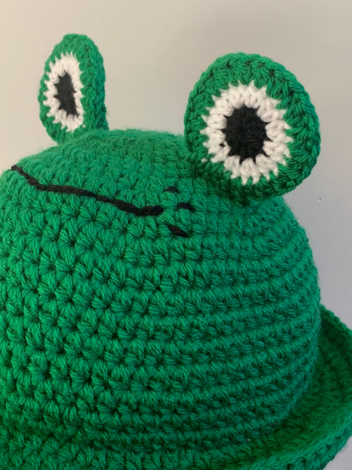 Frog Bucket Hat. Frog Hat. Crochet Bucket Hat. Cosplay Costume Etsy