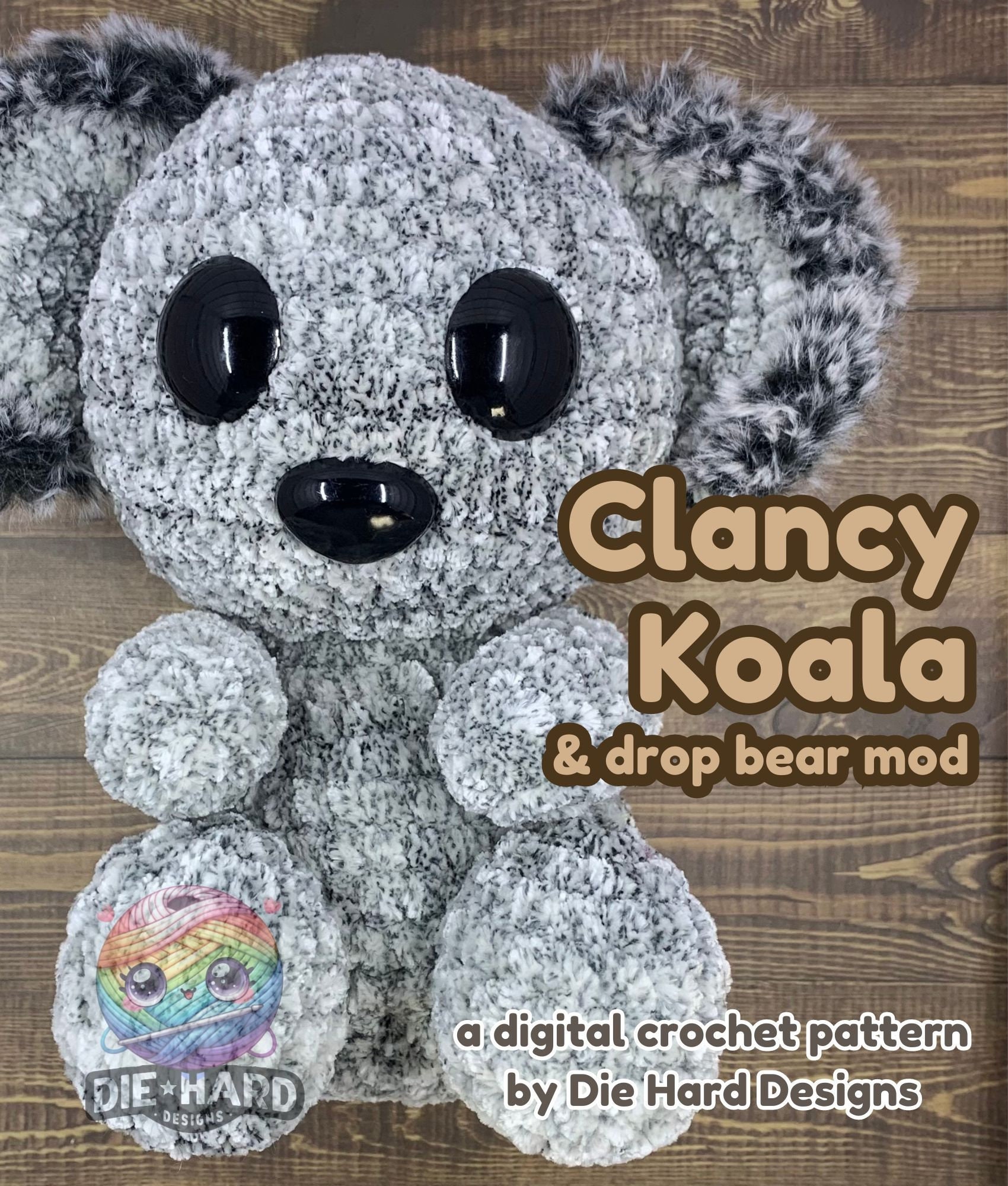 Crochet Koala and Drop Bear Pattern -Digital Crochet Pattern