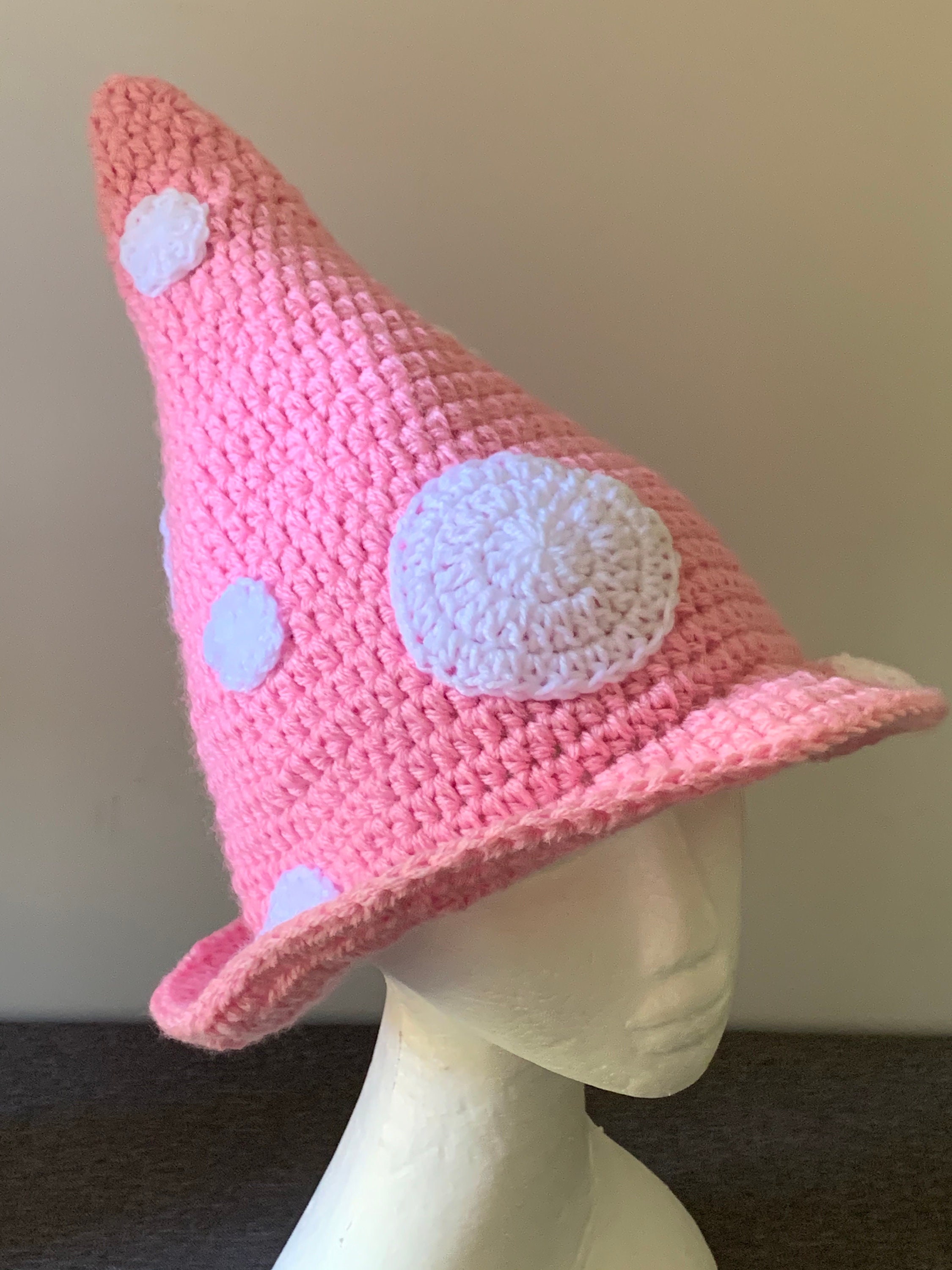 Mushroom Hat. Wizard Hat. Pink Witch Hat. Cosplay Costume. Etsy Australia