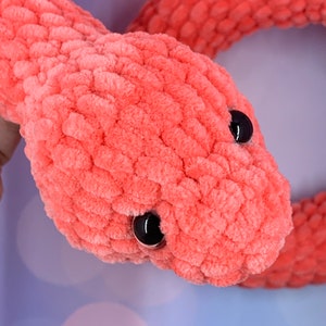 DIGITAL PATTERN Crochet Snake PATTERN No Sew Pattern zdjęcie 4