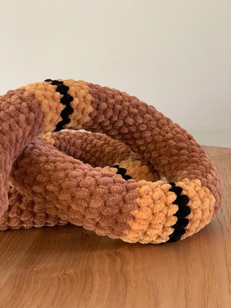 DIGITAL PATTERN Crochet Snake PATTERN No Sew Pattern zdjęcie 6