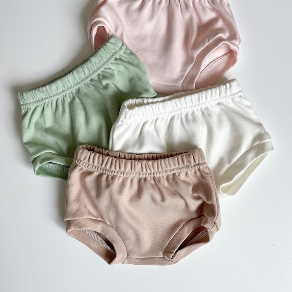 Sommer Baby-Shorts Bloomers in Baumwolle einfachen Stil