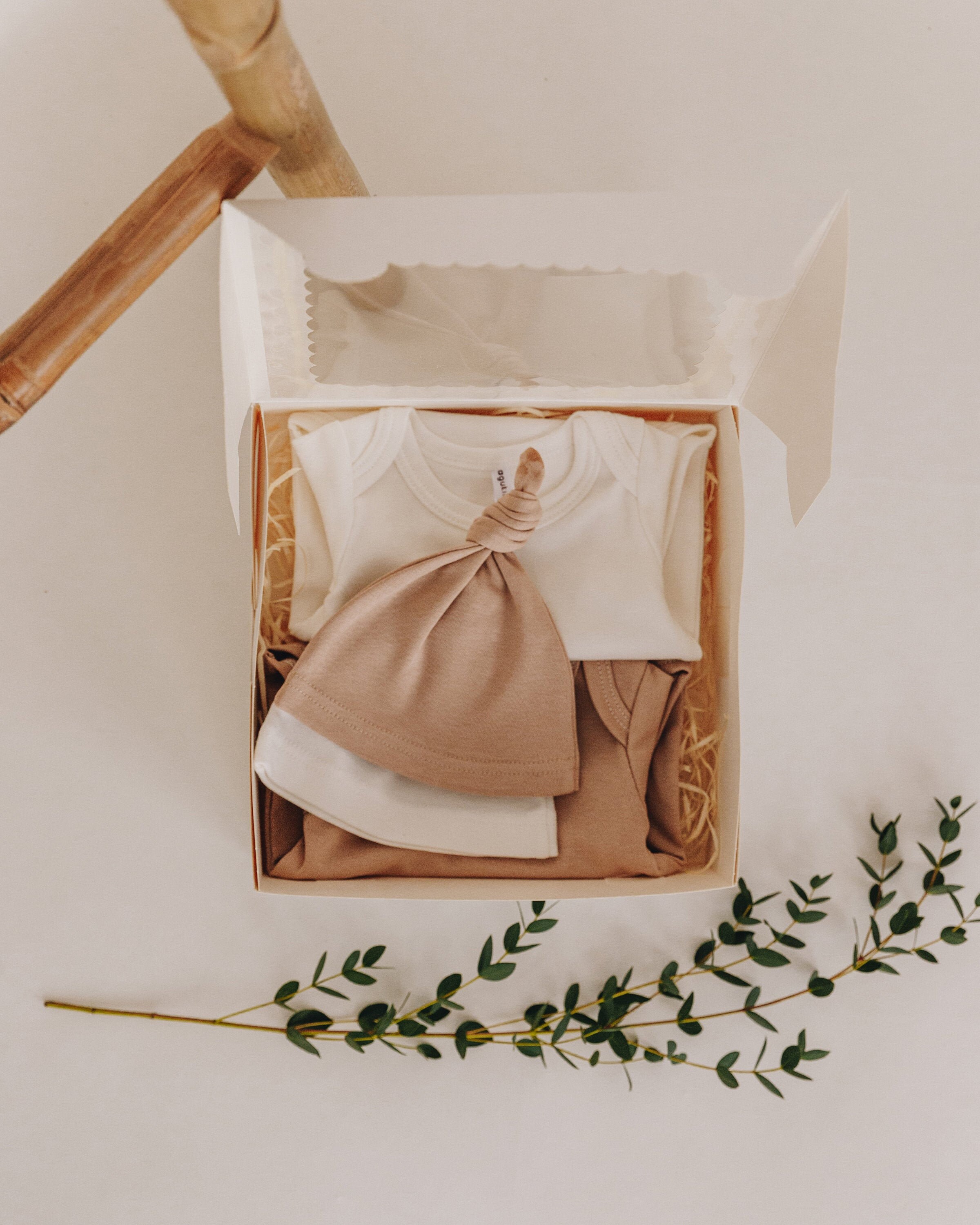 Pregnancy Gift Box for Mom to Be With Organic Baby Clothes Etsy