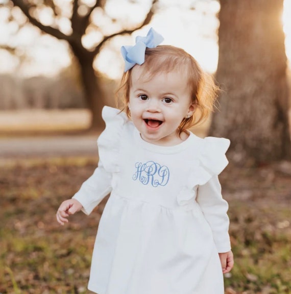 White baby dress special occasion 1st birthday outfit Christening White Gown Baptism ivory suit 9M 12M 18M