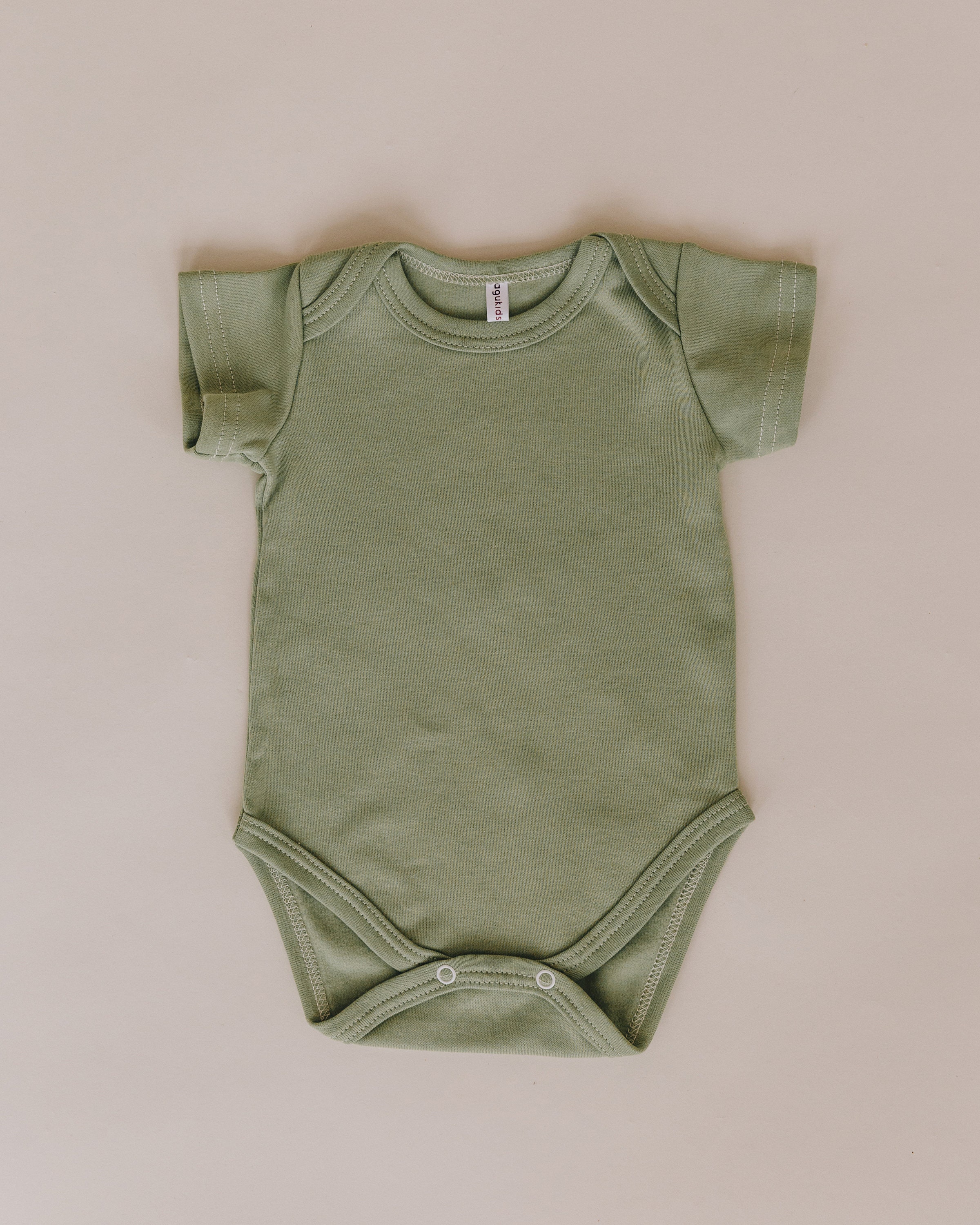 Baby Bodysuit Short Sleeves Neutral Colors, Organic Cotton Baby Clothes,  Onesie for Babies, Gender Neutral Outfit for a Baby NB 3M 6M 9M 12M 