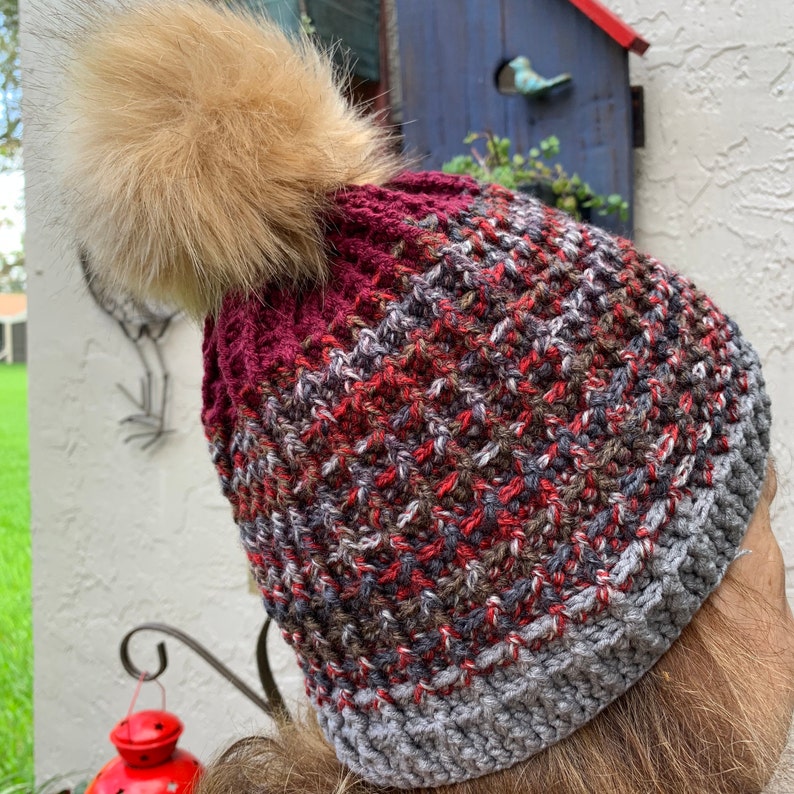 Crochet BeanieChochet HatCrochet Waffle Stitch Crochet CapKnitted HatKnitted Beanie