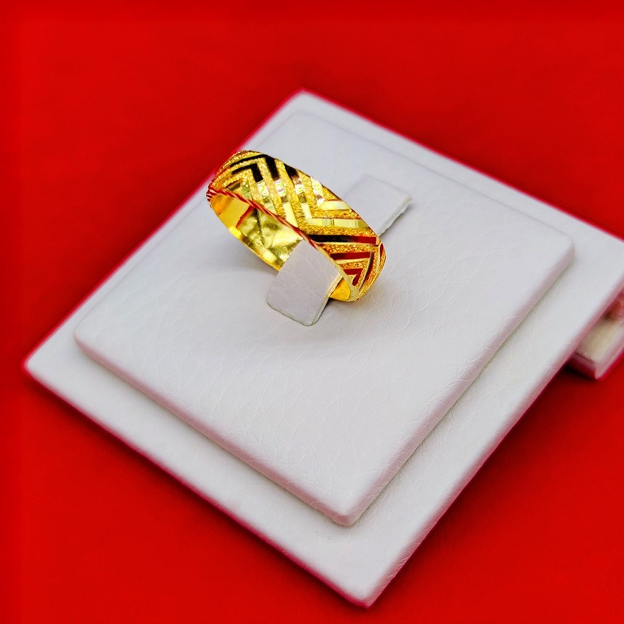 Metal Printed Mahna Jewellers 22K Yellow Gold Ring (6.59 Gms) at Rs 23100  in New Delhi