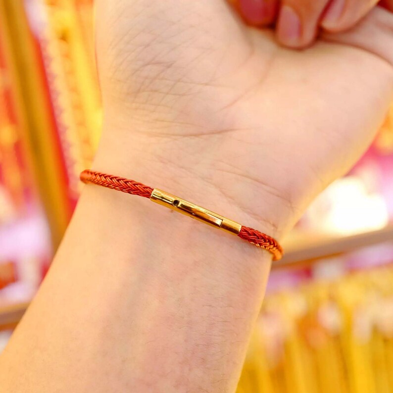 Naga Buddha Bracelet 24K Gold Naga Serpent Bracelet Thai Etsy