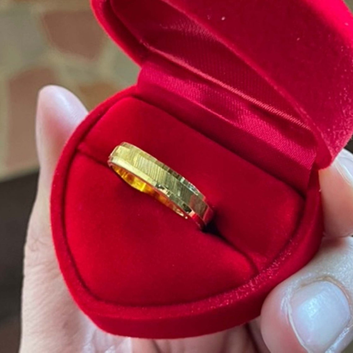 Handgemachter 24k Gold Ring 999 GoldRinge für Männer Etsy