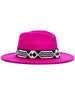 Band Beaded: Pink Fedora | Fedora| Beaded fedora | Beaded Hat| Women gifts 