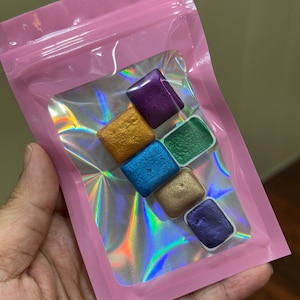 Grab Bag- Handmade Watercolour | Metallic Effect, Gift for artist, Lettering supplies, Art Supplies, Calligraphy paint shimmer watercolor