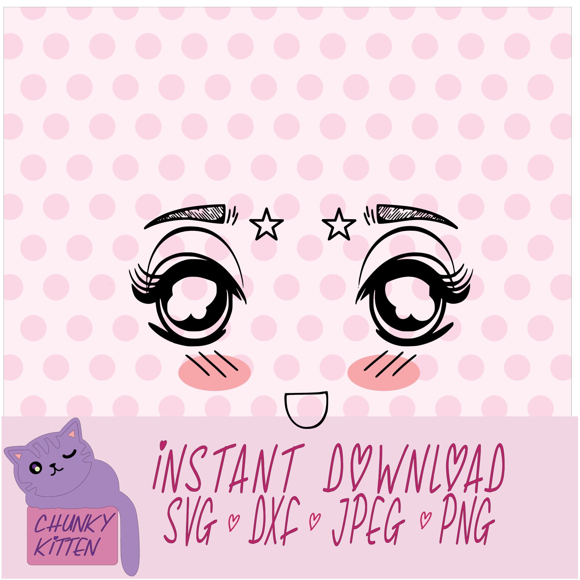 Download Anime svg Anime-zing svg Eyes svg Cute svg cutting files ...