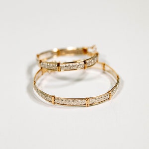 PUALANI Armband - Sterling Silber und 14K Gold gefüllt verpackt Hawaii-Armband