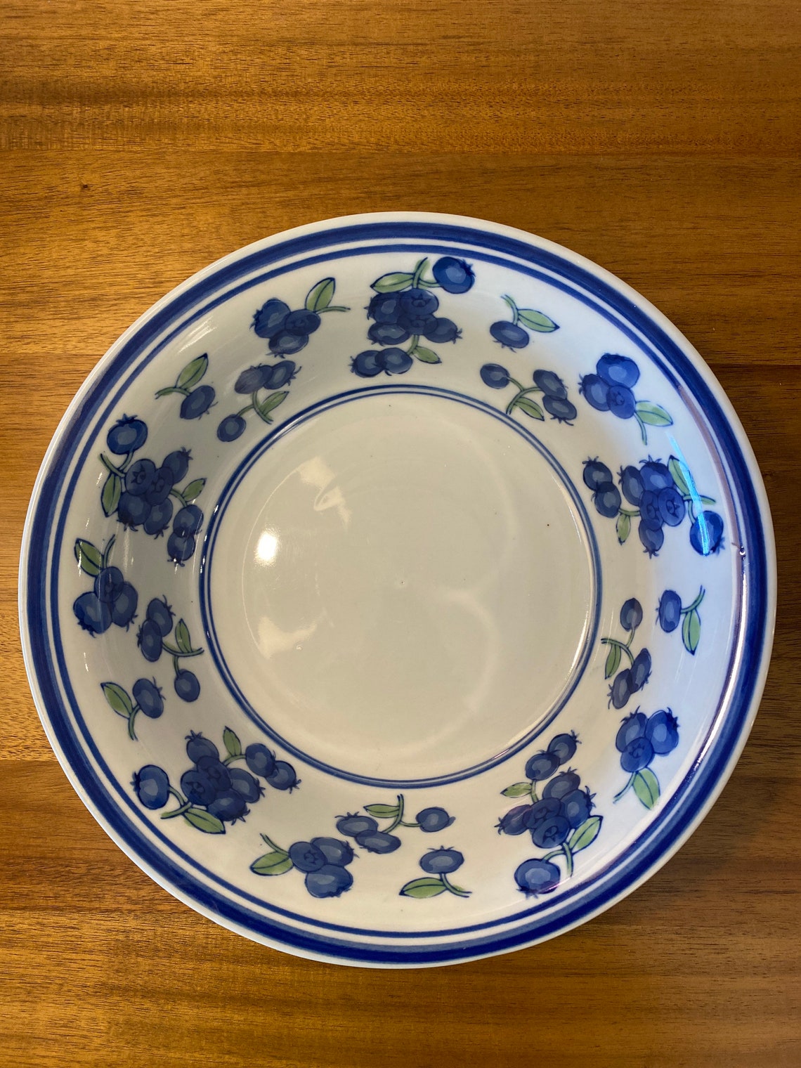 April Cornell Blueberry Bowl Etsy