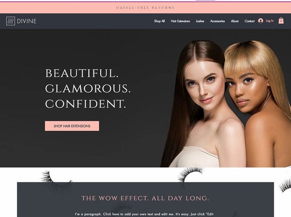 Buy Hair Extension Wix Website Template Gold Black & Glitter Online in India - Etsy Buy Hair Extension Wix Website Template Gold Black & Glitter Online in India - Etsy