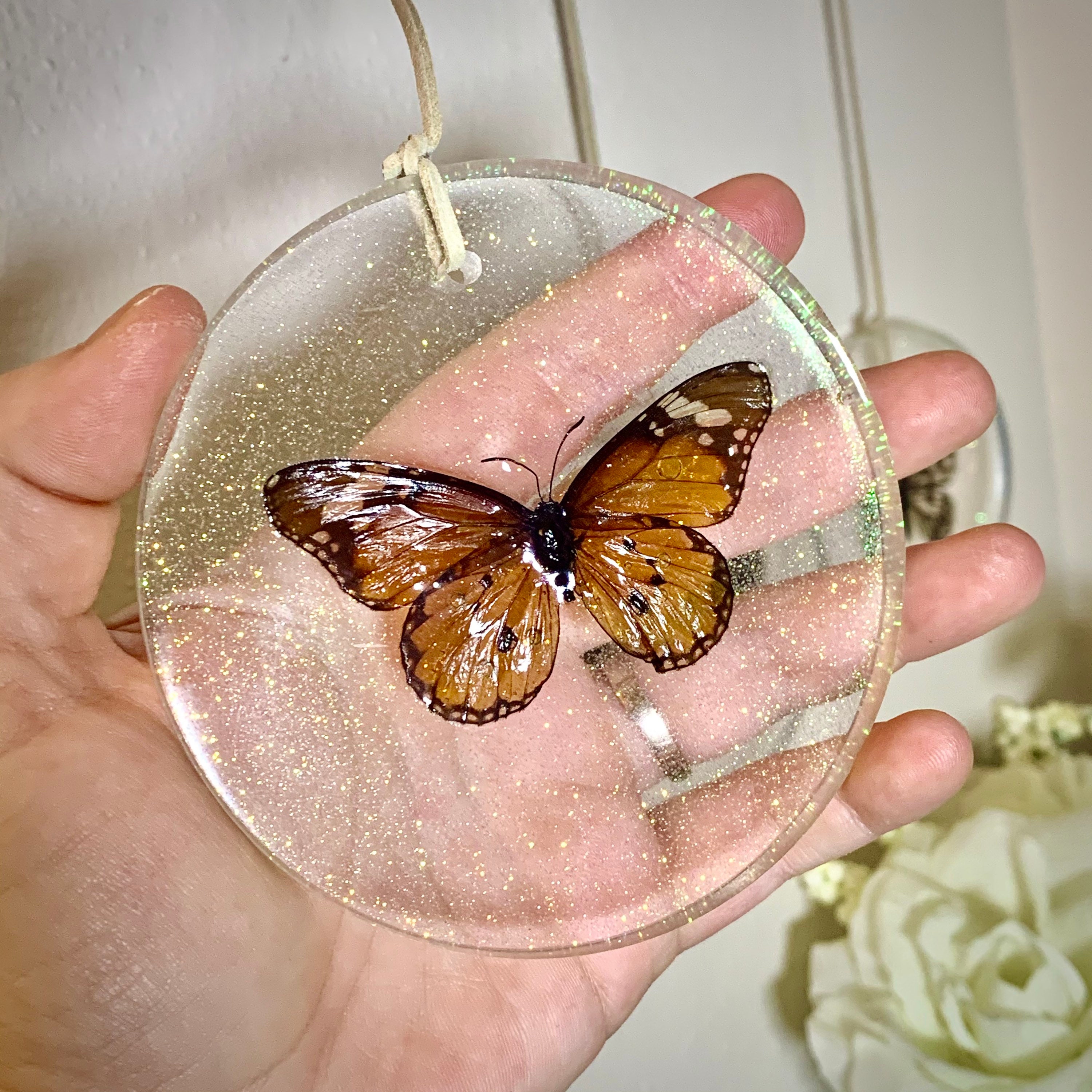 Original Glitterflies Wall Art (Real Butterflies) - Thumbnail 2