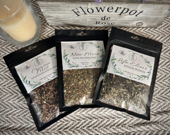Handcrafted Herbal Tea Blends – Wellness Loose Leaf Tea, 1oz