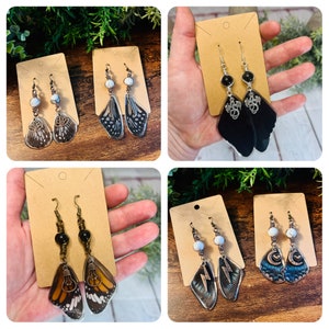 Customize your own Real Butterfly Wing Earrings!