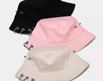Punk Bucket Hat Rock Grunge Fishermans 