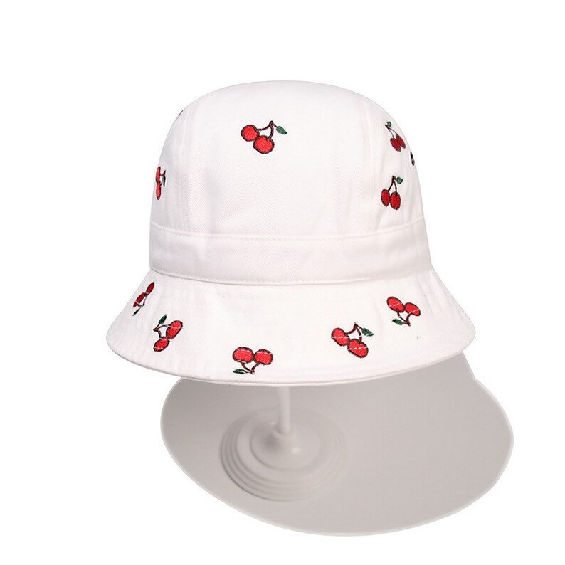 Cherry Bucket Hat Fruit Sweet Fishermans Hat Panama - Etsy UK