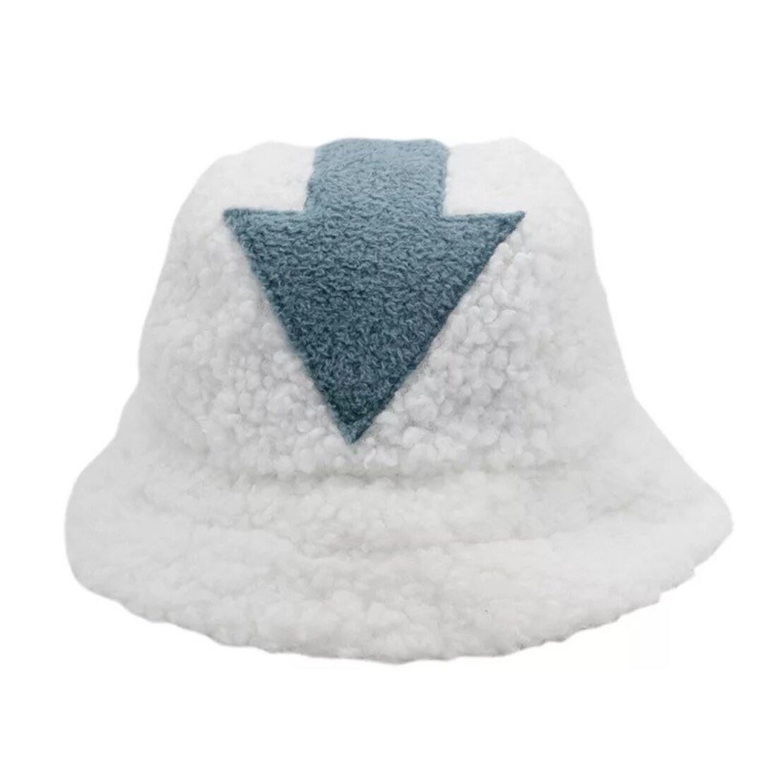 Aang Faux Teddy Lambs Wool Bucket Hat Plush Material Fishermans Hat ...