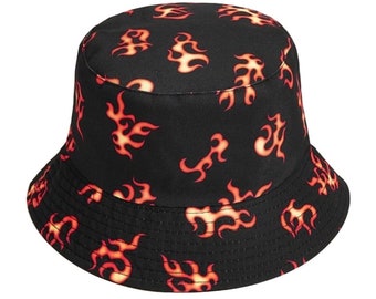 Flame Bucket Hat - Etsy Australia