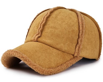 sherpa lined baseball cap