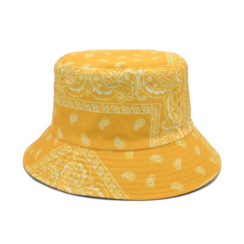 Bandana Bucket Hat Paisley Print All 