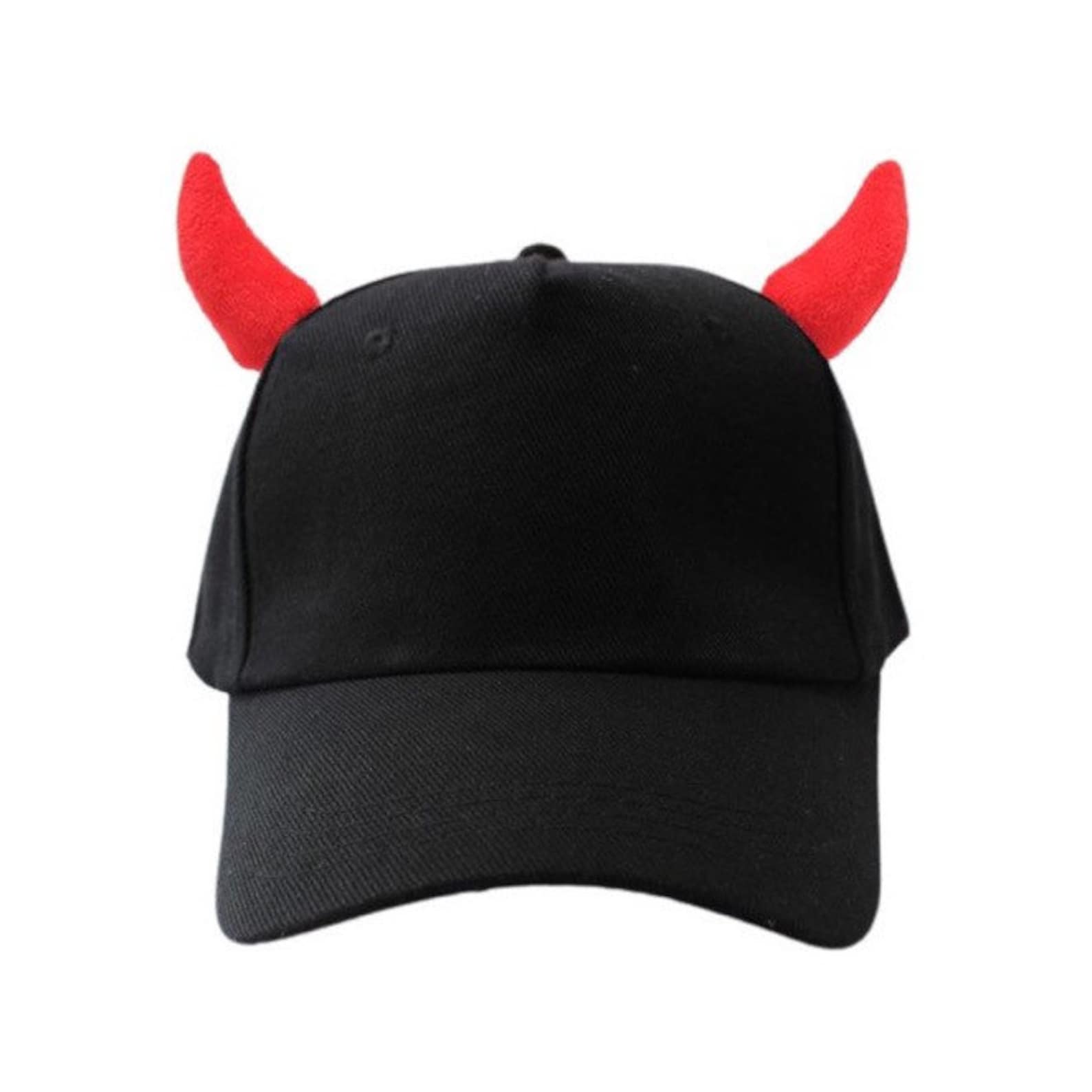 Devil Horns Baseball Cap With Adjustable Strap Quality - Etsy