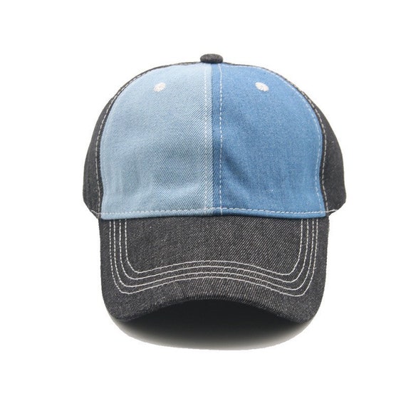 Denim Patchwork Dad Hat Patchwork 