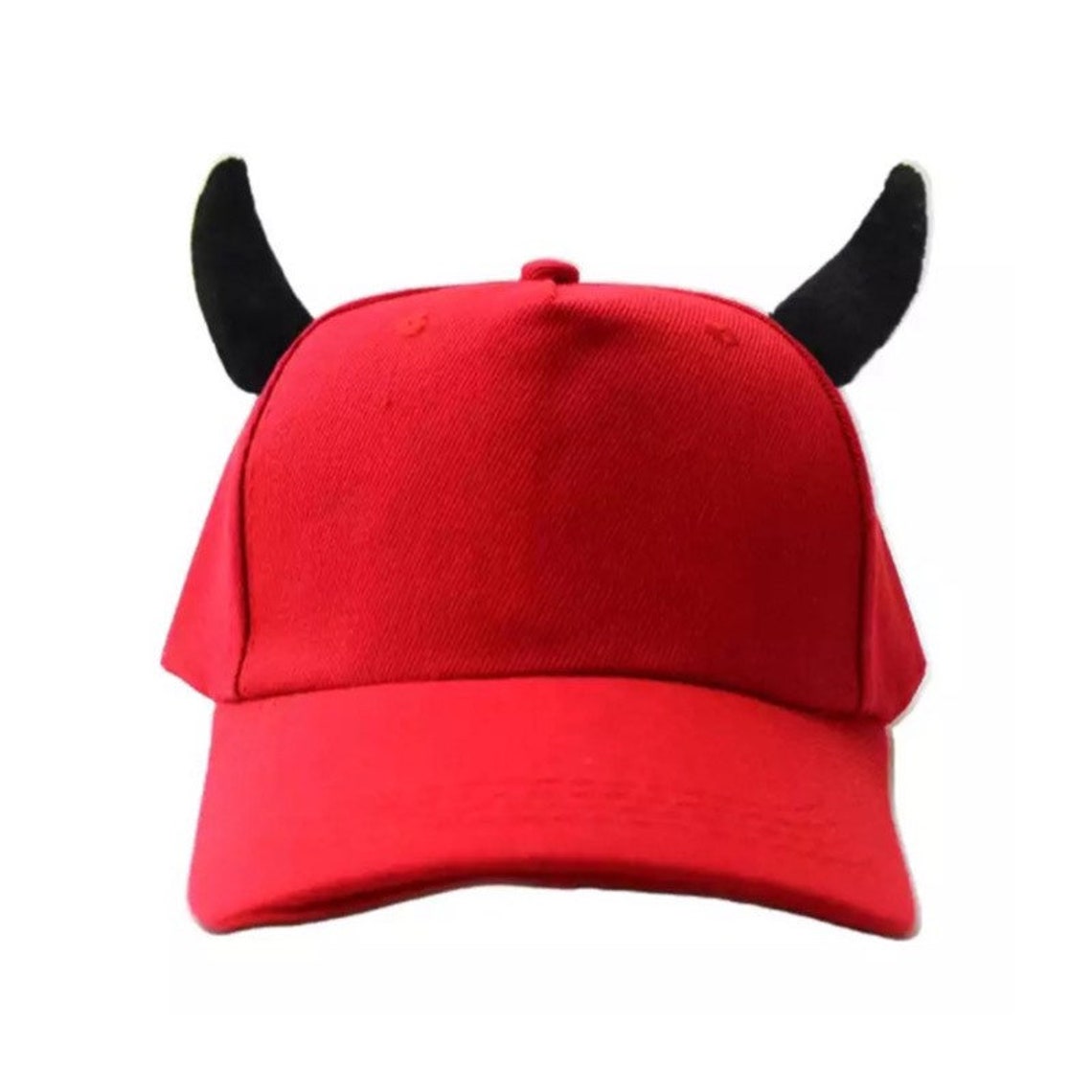 Devil Horns Baseball Cap With Adjustable Strap Quality Etsy Canada