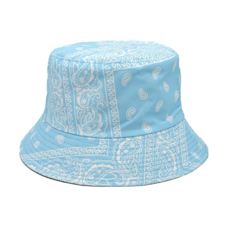 Bandana Bucket Hat Paisley Print All Over Print Etsy Norway
